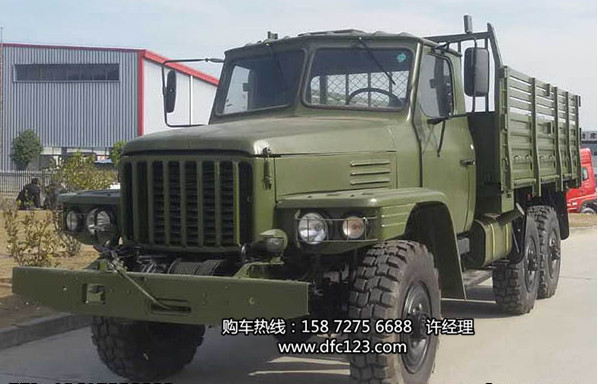 东风6X6六驱长头二吨半柴油运兵车